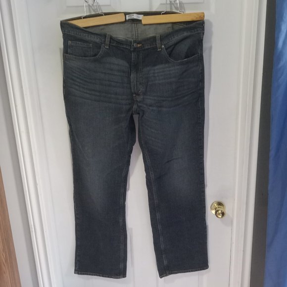 Levi's Jeans 40 x 32 Signature Gold Mens Dark Blue Denim - Picture 1 of 4